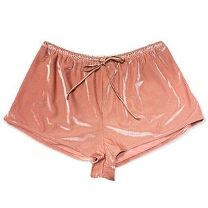 Victoria’s Secret Velvet Corduroy Short Peach Pink